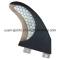 Half Carbon Glasfaser Honeycomb Surf Fin Tri Set für Surfboard